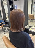 髪質改善切りっぱなしボブ