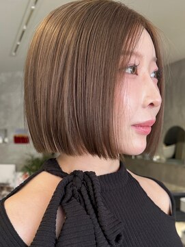ハウ 心斎橋(how) 大人ショートボブ×ナチュラルボブ×抜け感*20代30代40代50代*