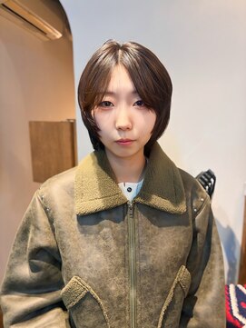 フェイスレイヤー ハッシュカット 赤み消しオリーブベージュ