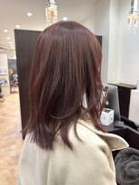 ヘアメイクヒール&nbsp;ふわふわレイヤー×ピンクブラウン＊
