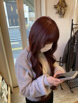 ヘアーチェリーコーク ランプ(HAIR CHERRY COKE Lamp)&nbsp;【chan′s style】髪の負担を抑えながら出来るrose red