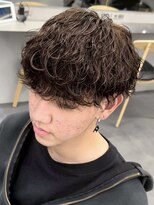 フィフス 大分(fifth)&nbsp;大分波巻きスパイラルパーマメンズカット骨格矯正ゆるめマッシュ