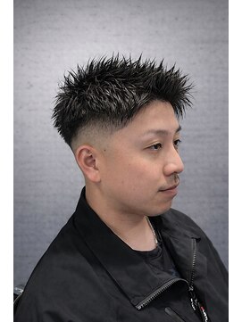 ワンワンオー バーバーショップ 長浜店(@110 BARBER SHOP) ジェットモヒカン×ハイフェードで創る、最旬ストリートショート