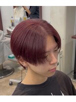 リップス 吉祥寺店 (LIPPS) ワインレッドセンターパート