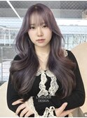 韓国レイヤーカット/ブリーチ/レイヤーカット/ハッシュカット/