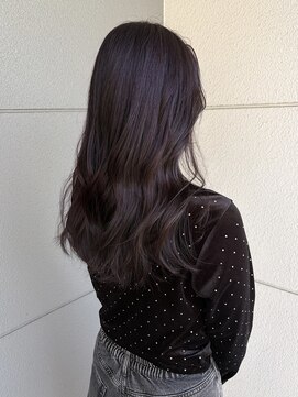 ヘアーアイストゥーレ(HAIR ICI TRE) ブリーチなしカラー 透明感暖色ラベンダーグレージュ担当渡辺聖
