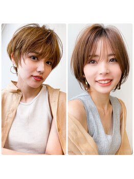 コローレ 佐賀(COLORE)の写真/韓国風顔周りカットで結んだ時も可愛い*横顔まで惹かれる！韓国へアからボブまでカットはお任せ！[韓国]