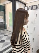 ココロ(COKORO) 髪質改善酸性縮毛矯正 × Olive greige