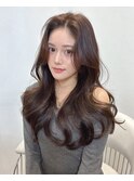 巻き髪/韓国/レイヤーカット/ダブルカラー/2栄s48