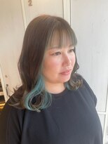 クララ トヨハシ(CLALA Toyohashi)&nbsp;ミントベージュ　インナーカラーミントグリーン