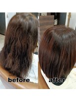 モンド ヘアクリエーション 下荒田店(monde hair creation) 【monde】before × after × 髪質改善