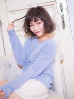 ジェム(GEM) **Gem Garden**ハネさせない☆うぶバング無造作ウェーブボブ