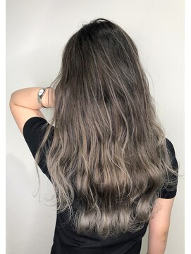 バベル(BABEL Hair Design) 【BABEL】バレイヤージュカラー＿ブリーチオンカラー