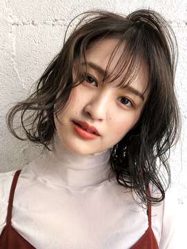 マーケット(MARKET) シースルーバングミディアム×モノトーンアッシュ