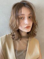 【PARK】ペールベージュ×ニュアンスボブディ