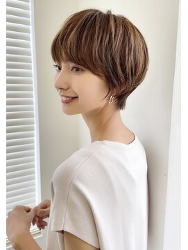 ミチオ ノザワ ヘアサロン ギンザ(Michio Nozawa HAIR SALON Ginza) 似合わせカット×抜け感くびれショート【瀧上丈司】