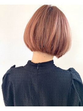 スウィートラヴィール(Sweet Ravir) お洒落ボブ×クリーミーコーラルベージュ