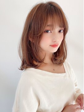 アグ ヘアー モコロ 札幌元町店(Agu hair mocoro) 《Agu hair》ゆるふわモテ小顔ミディ