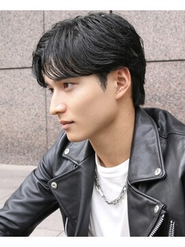 リコ ヘアアンドリラクゼーション 名駅店(LICO HAIR＆RELAXATION) かき上げリバースヘア　名古屋駅/名駅/メンズ