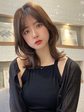 フォンズ(FONS) 学割U24ナチュラル可愛い韓国ヘア*表参道 暖色ベージュカラー