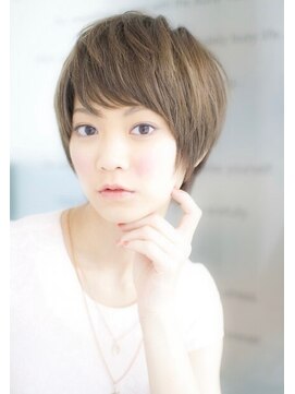 アントワープトーキョー(antwerp TOKYO) レイヤーショートチェリーブラウンダークアッシュ