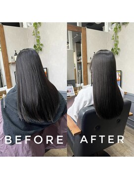 カミケン 清明店(kamiken.) ナチュラルきれい美髪なめらかストレート【カミケン清明店】