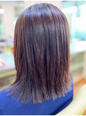 20代30代40代大人可愛い髪質改善カラー肩ラインナチュラルボブ