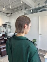 ロカ 表参道(loka)&nbsp;切りっぱなしボブ/シアーカラー[表参道/髪質改善/ハイライト]