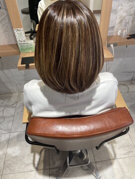 ビアンコカーロ 用賀店(Bianco caro) ハイライト×ヘルシースタイル/20代30代40代