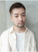 クロップスタイル短髪ビジネスメンズカット刈り上げ