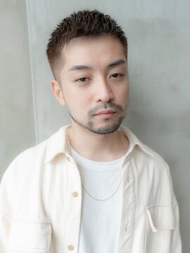 イオ 本厚木(io) クロップスタイル短髪ビジネスメンズカット刈り上げ