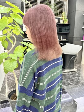 チュダック(ChuDuck) 韓国風《ピンクブラウン》ハイトーン/ケアブリーチ/ダブルカラー