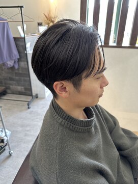 ウォルク(WOLK) ナチュラルセンターパート/メンズスタイル/ニュアンスパーマ