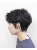 前下がりショート#黒髪#耳掛けショート#くびれショート#ボブ