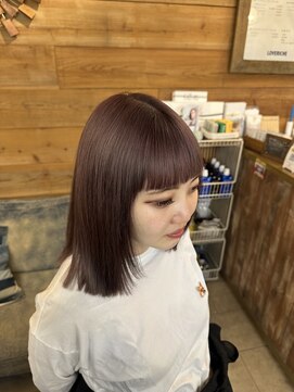 ラブリッシュ(LOVERICHE) (ブリーチ必見!)ブリーチしてもサラサラ!ピンクブラウン!