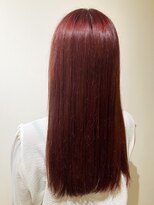 リコラックスビー(LICO LUXBE) ロングワンレン、チェリーピンクカラー