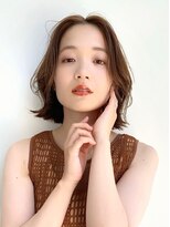 ロンド ロワール 門前仲町(Lond Loire)&nbsp;ボブショートボブ縮毛矯正ベージュグレージュ門前仲町