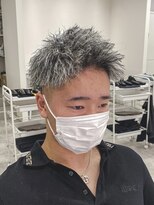 ルースト 西院店(ROOST)&nbsp;ツイストパーマ/ホワイトメッシュ/ツーブロック