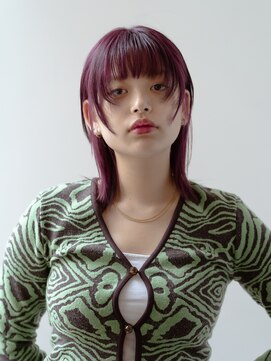 ビュートリアム ギンザ(BEAUTRIUM) 顔周りレイヤー*顔周り*レイヤーカット*ピンクカラー