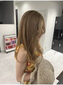外国人風ブリーチカラー