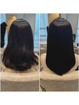 シーク センター南店(seek) カット+髪質改善縮毛矯正+トリートメント