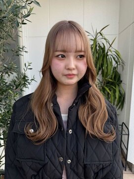 バルス(BLS) 韓国ヘア/ハイカラー/透明感ミルクティーベージュ【白髪ぼかし】