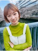 ぱつっとボブ