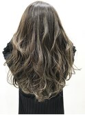 ラフウェーブ＊グレージュカラー