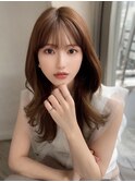 イメチェン/ハッシュカット/フルバング/似合わせカット/韓国ヘア