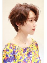 ファイン 滝川店(Fine)&nbsp;20代30代40代　ニュアンスパーマ　小顔ショート