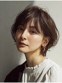 ミセスショート×白髪ぼかしカラー30代40代50代60代