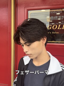 ザゴールド 宮崎(THE GOLD) フェザーショート【宮崎/メンズ/メンズカット/メンズパーマ】
