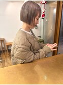 ダブルカラー　ボブ