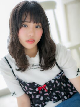 モッズ ヘア 福岡姪浜店(mod's hair) mod's姪浜/ダークグレー大人ガーリーミディアムレイヤーカットj